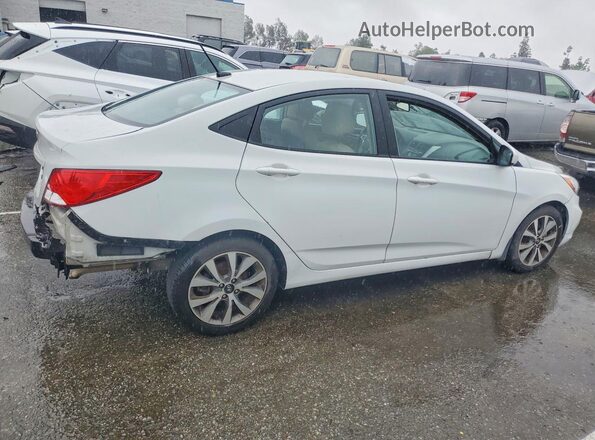 KMHCT4AE4HU363293 2017 HYUNDAI ACCENT White უკანა მარჯვენა