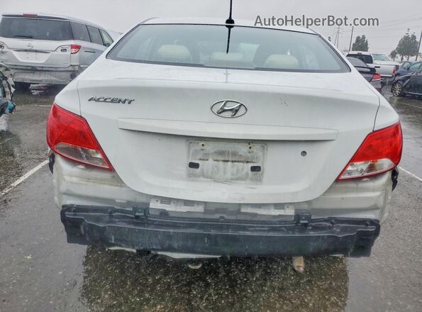 KMHCT4AE4HU363293 2017 HYUNDAI ACCENT White უკანა ხედი