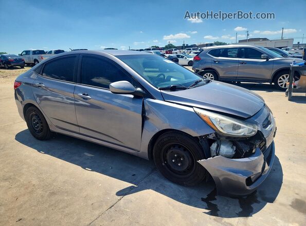 KMHCT4AE5GU037615 2016 HYUNDAI ACCENT Gray 