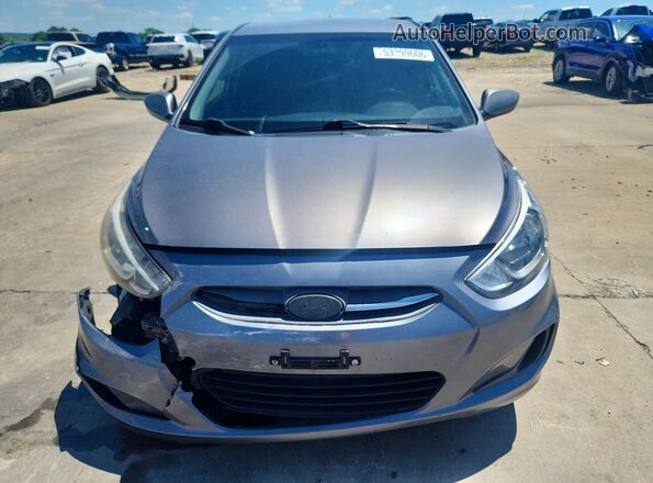 KMHCT4AE5GU037615 2016 HYUNDAI ACCENT Gray 