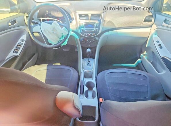 KMHCT4AE5GU037615 2016 HYUNDAI ACCENT Gray 