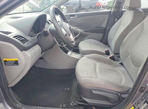 KMHCT4AE5GU051787 2016 HYUNDAI ACCENT Gray 