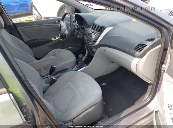 KMHCT4AE5GU082909 2016 HYUNDAI ACCENT Gray Սալոնի դիմացի տեսք
