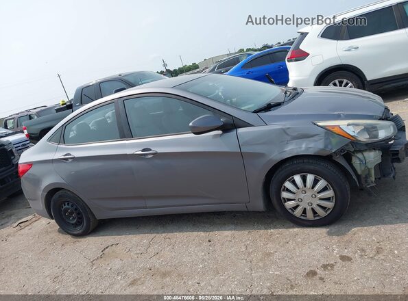 KMHCT4AE5GU082909 2016 HYUNDAI ACCENT Gray Սալոնի 360 աստիճան տեսք