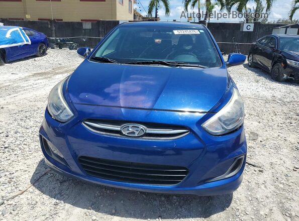 KMHCT4AE5HU249903 2017 HYUNDAI ACCENT Blue Вид спереду