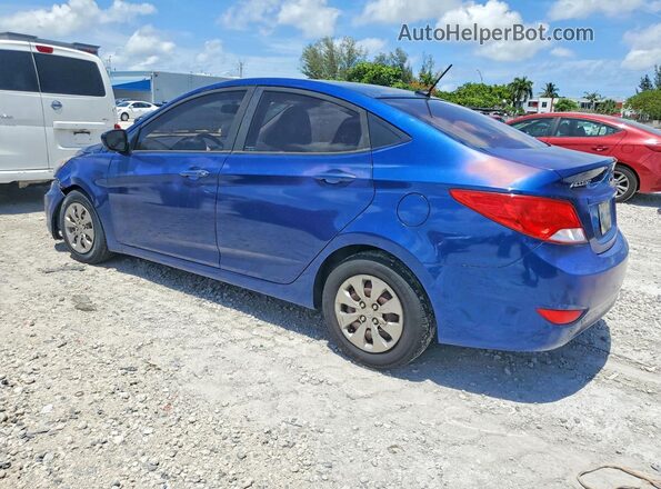 KMHCT4AE5HU249903 2017 HYUNDAI ACCENT Blue Задня ліва чверть