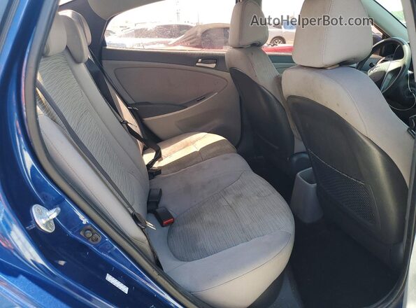 KMHCT4AE5HU249903 2017 HYUNDAI ACCENT Blue Вид задніх сидінь