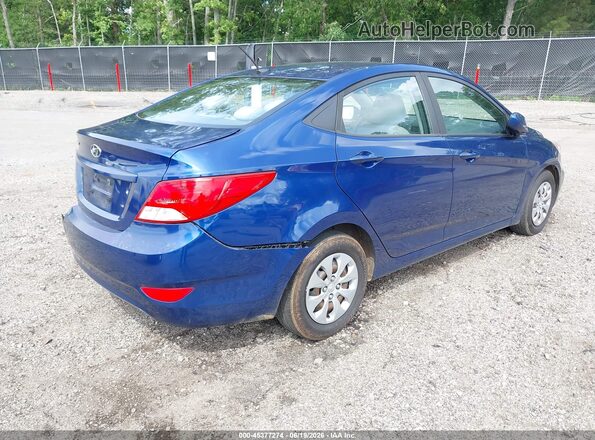 KMHCT4AE5HU251828 2017 HYUNDAI ACCENT Blue Tył prawy