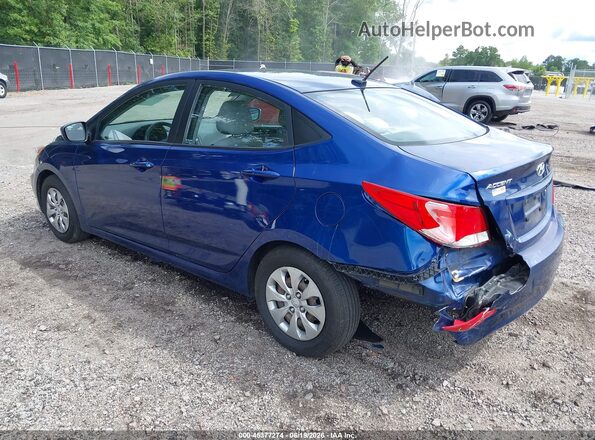 KMHCT4AE5HU251828 2017 HYUNDAI ACCENT Blue Tył lewy