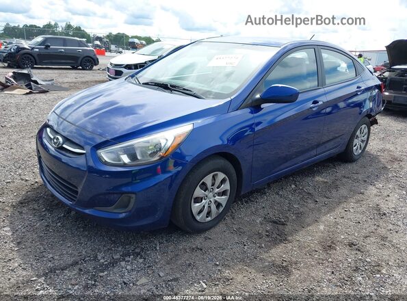 KMHCT4AE5HU251828 2017 HYUNDAI ACCENT Blue Przód lewy