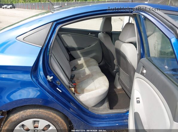 KMHCT4AE5HU251828 2017 HYUNDAI ACCENT Blue Widok naklejki z numerem VIN