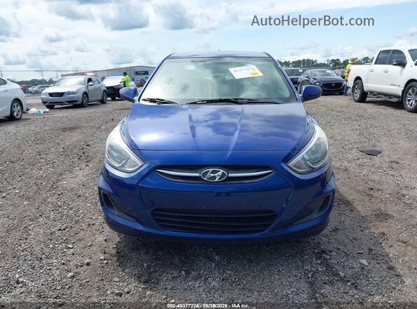 KMHCT4AE5HU251828 2017 HYUNDAI ACCENT Blue Widok zestawu wskaźników