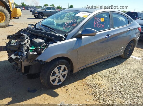KMHCT4AE5HU313115 2017 HYUNDAI ACCENT Gray Front left