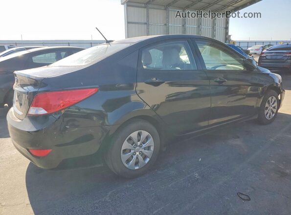 KMHCT4AE5HU340184 2017 HYUNDAI ACCENT Black უკანა მარჯვენა