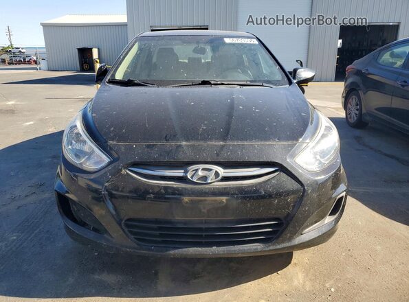 KMHCT4AE5HU340184 2017 HYUNDAI ACCENT Black წინა ხედი