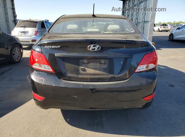KMHCT4AE5HU340184 2017 HYUNDAI ACCENT Black უკანა ხედი
