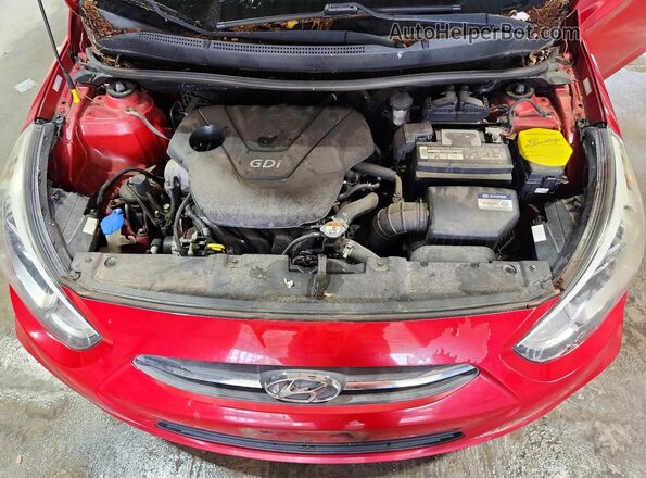 KMHCT4AE6GU012187 2016 HYUNDAI ACCENT Red 