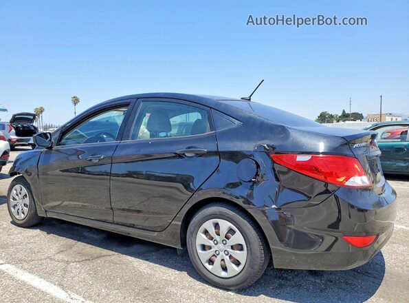 KMHCT4AE6GU085401 2016 HYUNDAI ACCENT Black უკანა მარცხენა