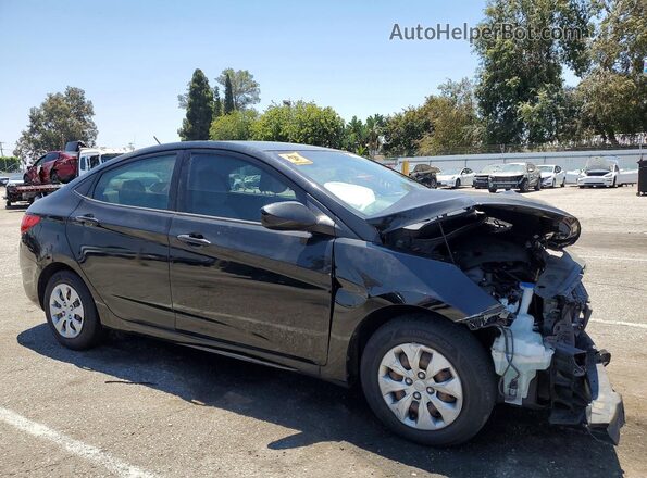 KMHCT4AE6GU085401 2016 HYUNDAI ACCENT Black წინა მარჯვენა