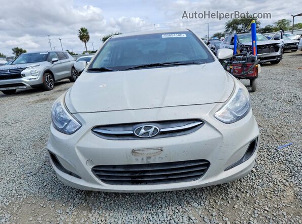 KMHCT4AE6GU090839 2016 HYUNDAI ACCENT Белый Вид спереди