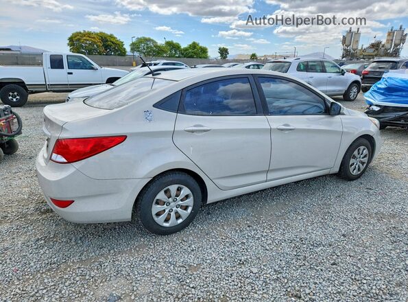 KMHCT4AE6GU090839 2016 HYUNDAI ACCENT Белый Задняя правая четверть