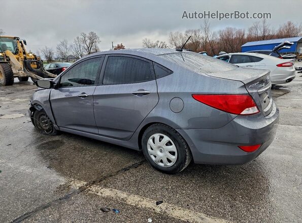 KMHCT4AE6GU948469 2016 HYUNDAI ACCENT Серый Задняя левая четверть