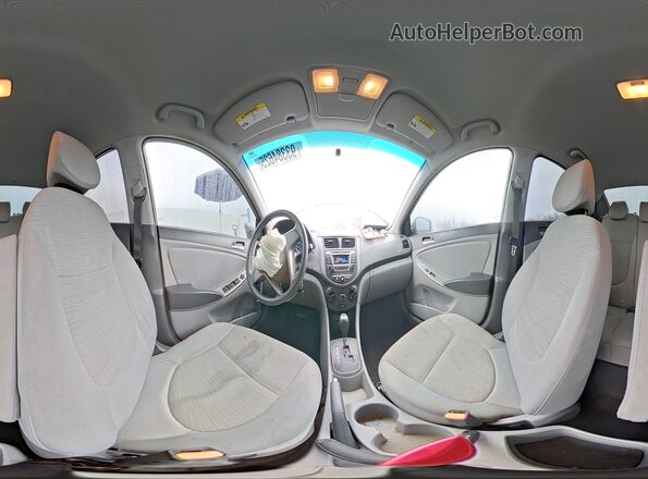 KMHCT4AE6GU948469 2016 HYUNDAI ACCENT Серый Панорамный вид салона 360°