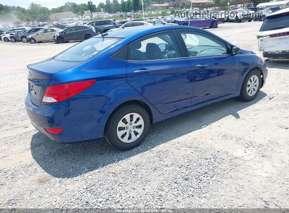 KMHCT4AE6GU968916 2016 HYUNDAI ACCENT Blue Հետևի աջ