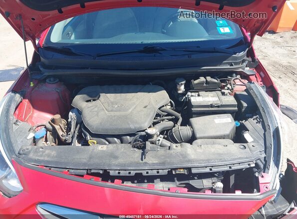 KMHCT4AE6HU308487 2017 HYUNDAI ACCENT Red Вид ззаду