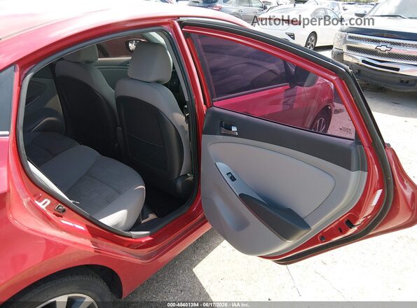 KMHCT4AE6HU347385 2017 HYUNDAI ACCENT Red VIN sticker view