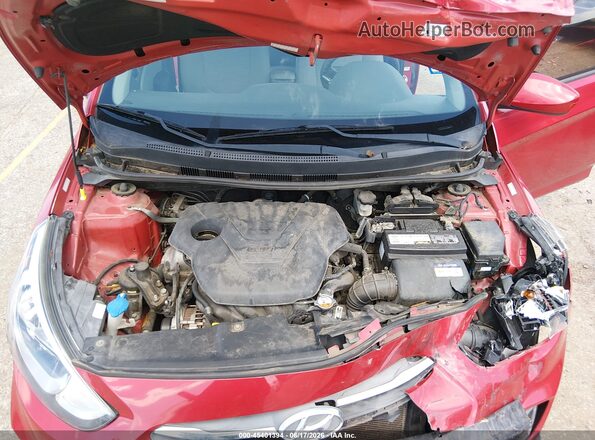 KMHCT4AE6HU347385 2017 HYUNDAI ACCENT Red Rear view