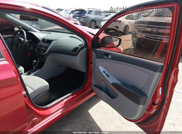 KMHCT4AE6HU347385 2017 HYUNDAI ACCENT Red Front interior view