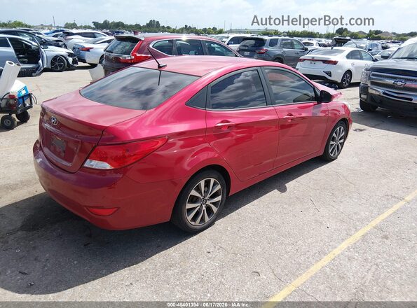 KMHCT4AE6HU347385 2017 HYUNDAI ACCENT Red Rear right