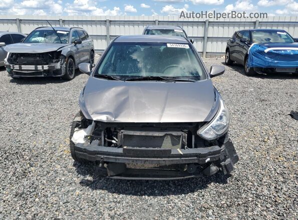 KMHCT4AE6HU364977 2017 HYUNDAI ACCENT Gray Вид спереду