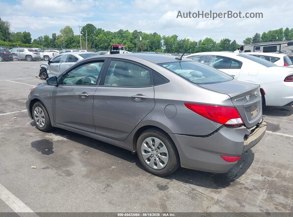 KMHCT4AE6HU377597 2017 HYUNDAI ACCENT Gray Հետևի ձախ