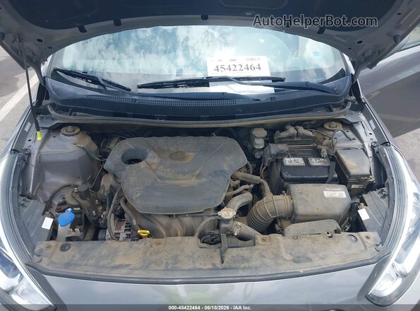 KMHCT4AE6HU377597 2017 HYUNDAI ACCENT Gray Հետևի տեսք
