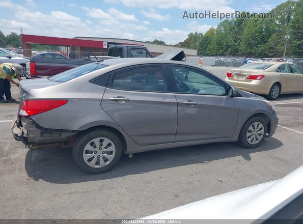 KMHCT4AE6HU377597 2017 HYUNDAI ACCENT Gray Սալոնի հետևի տեսք