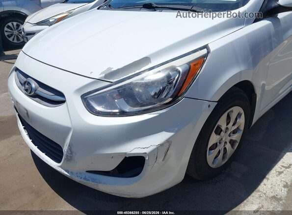 KMHCT4AE7GU043111 2016 HYUNDAI ACCENT White ხელსაწყოთა პანელის ხედი