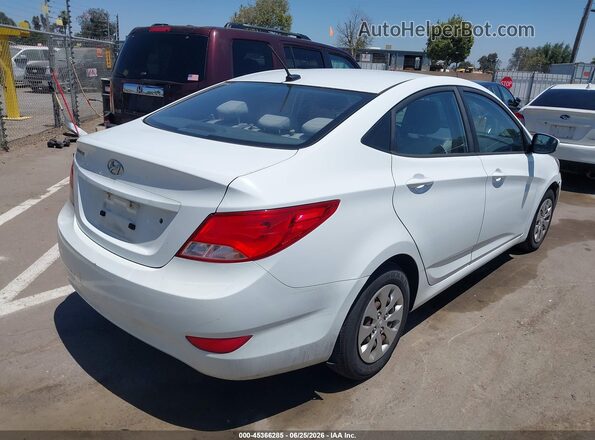 KMHCT4AE7GU043111 2016 HYUNDAI ACCENT White უკანა მარჯვენა