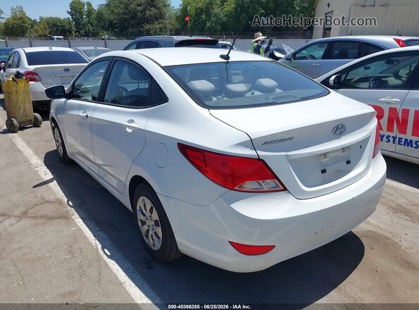 KMHCT4AE7GU043111 2016 HYUNDAI ACCENT White უკანა მარცხენა