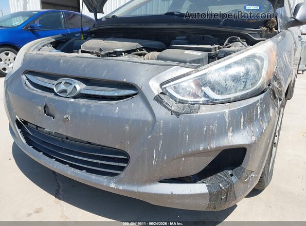 KMHCT4AE7GU053878 2016 HYUNDAI ACCENT Gray Vista frontal