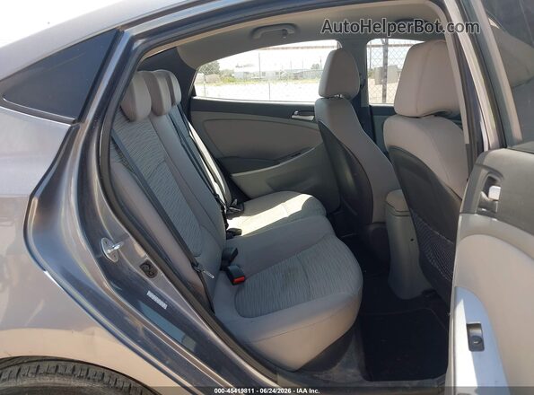 KMHCT4AE7GU053878 2016 HYUNDAI ACCENT Gray Vista de la etiqueta del VIN