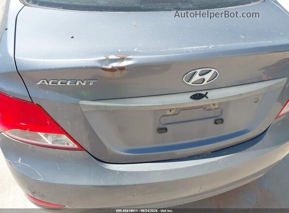 KMHCT4AE7GU053878 2016 HYUNDAI ACCENT Gray Vista del cuadro de instrumentos