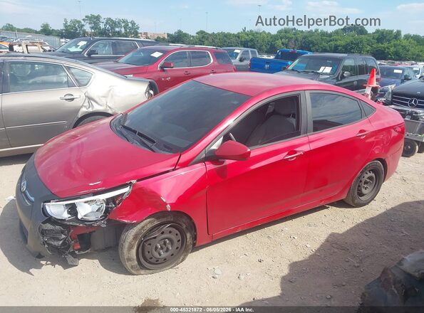 KMHCT4AE7GU127123 2016 HYUNDAI ACCENT Red Rear interior view
