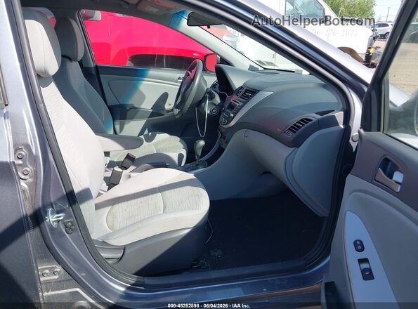KMHCT4AE7GU150479 2016 HYUNDAI ACCENT Gray Սալոնի դիմացի տեսք