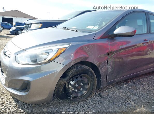 KMHCT4AE7GU150479 2016 HYUNDAI ACCENT Gray Դիմացի տեսք