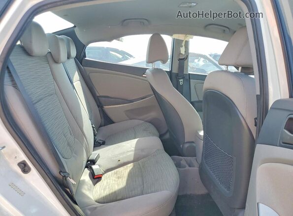 KMHCT4AE7GU952000 2016 HYUNDAI ACCENT White Вид задніх сидінь