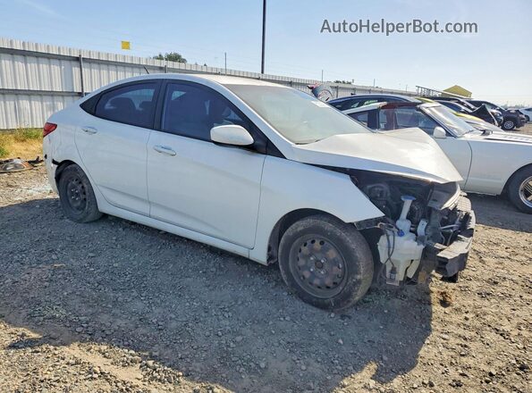 KMHCT4AE7GU952000 2016 HYUNDAI ACCENT White Передня права чверть