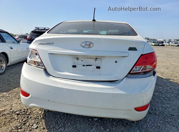 KMHCT4AE7GU952000 2016 HYUNDAI ACCENT White Вид ззаду