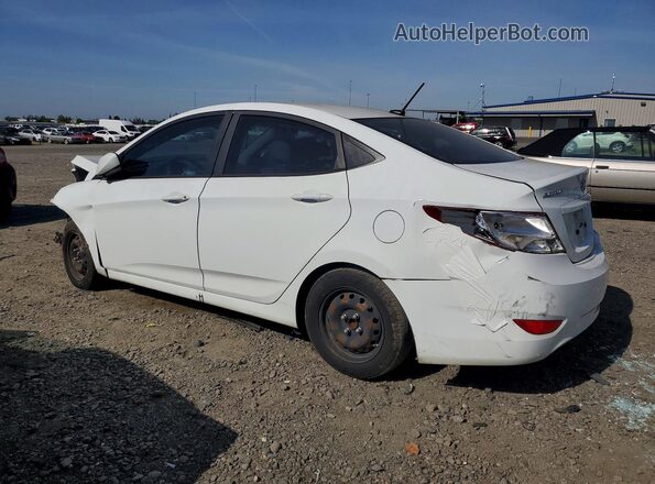 KMHCT4AE7GU952000 2016 HYUNDAI ACCENT White Задня ліва чверть